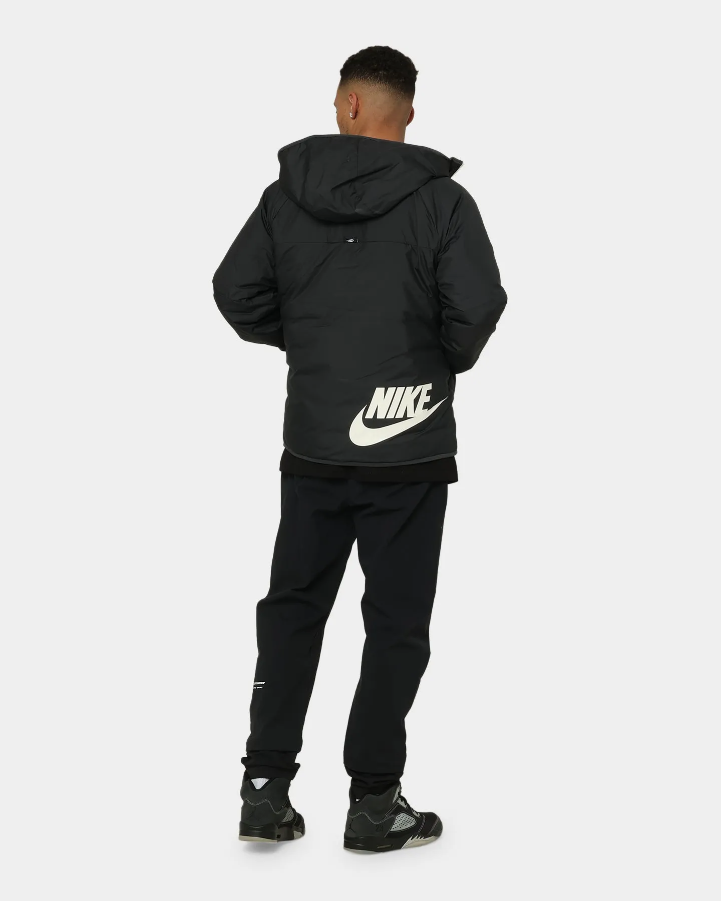 Nike Sportswear Therma-FIT Legacy Reversible Hooded Jacket Black/Dark Smoke