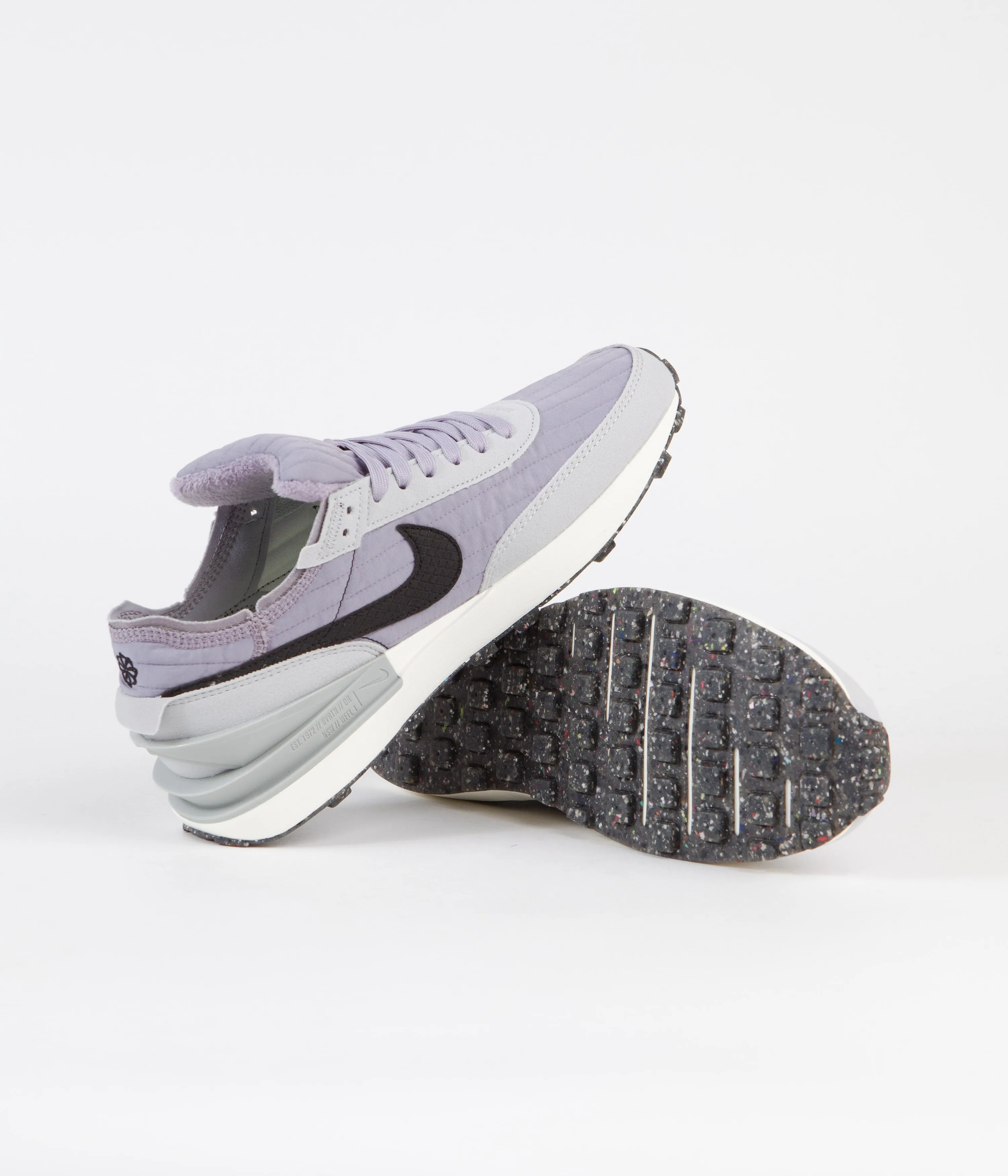 Nike Waffle One Premium Shoes - Provence Purple / Black - Grey Fog