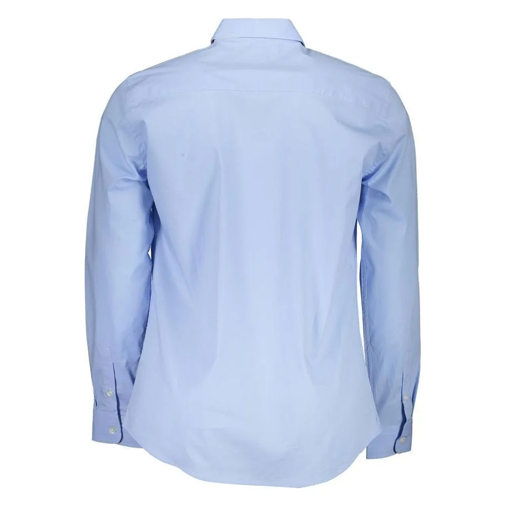 North Sails Light Blue Cotton Men Shirt