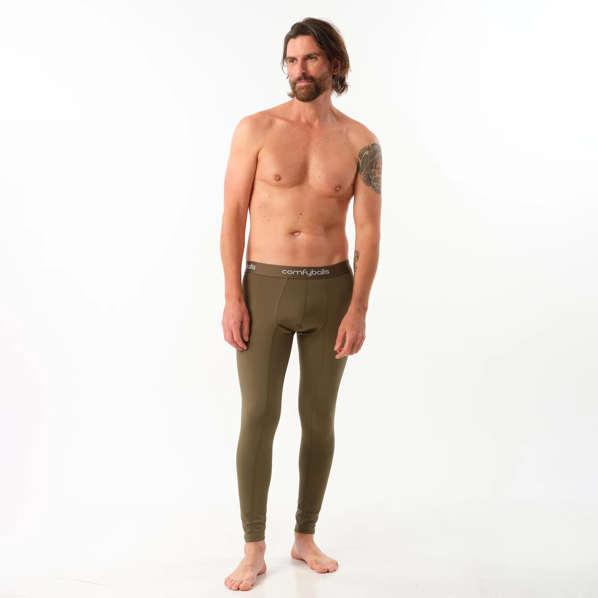 Olive Green Long John & Tee Bundle