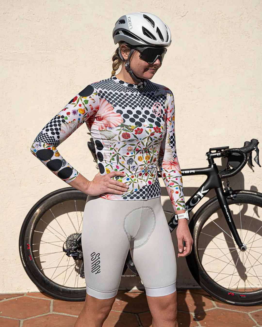 Omloop White Lightweight Long-Sleeve Women's Jersey