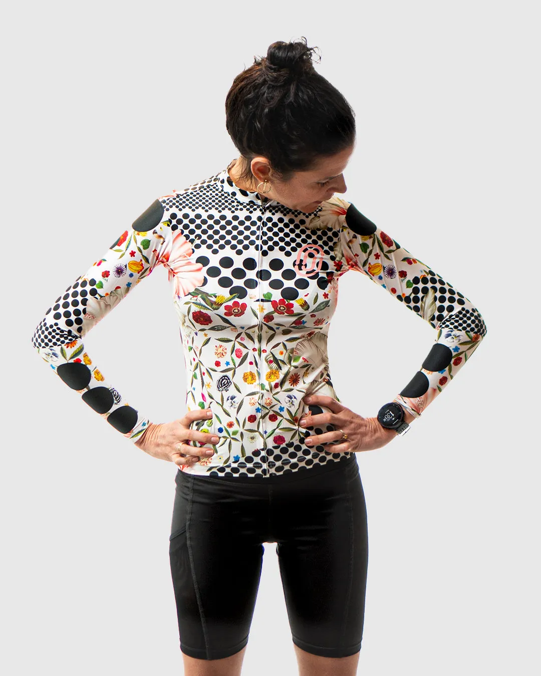 Omloop White Lightweight Long-Sleeve Women's Jersey