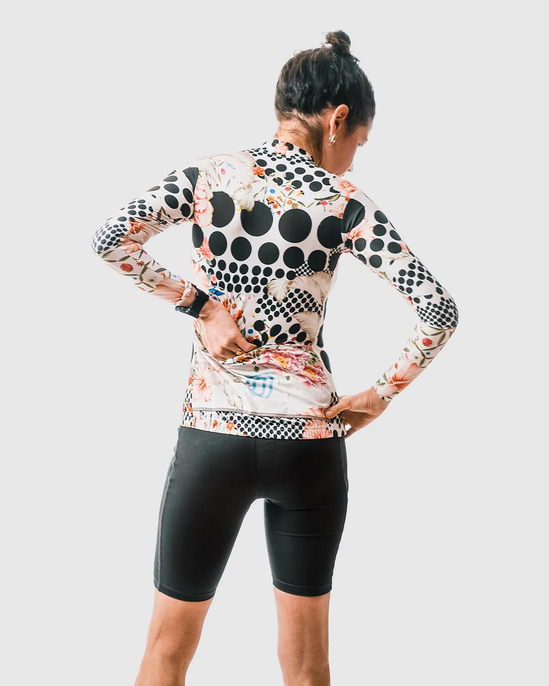 Omloop White Lightweight Long-Sleeve Women's Jersey