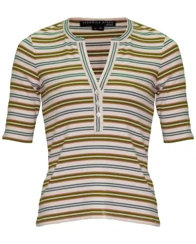 Ophelie Striped Henley top