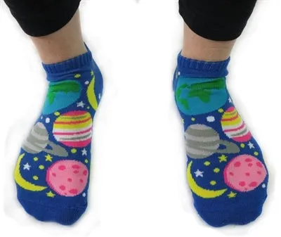 Outer Space Ankle Socks