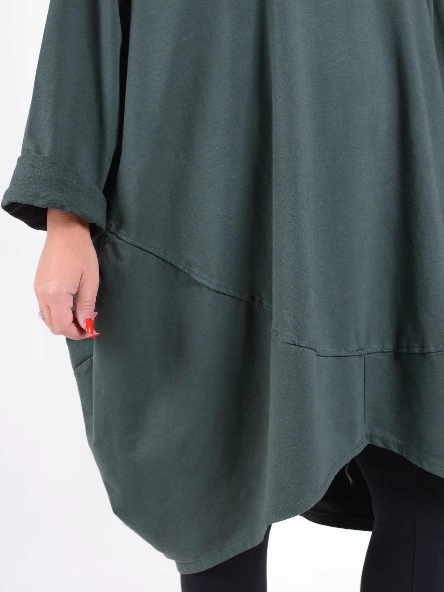 Oversized Cocoon Tunic  - 10517