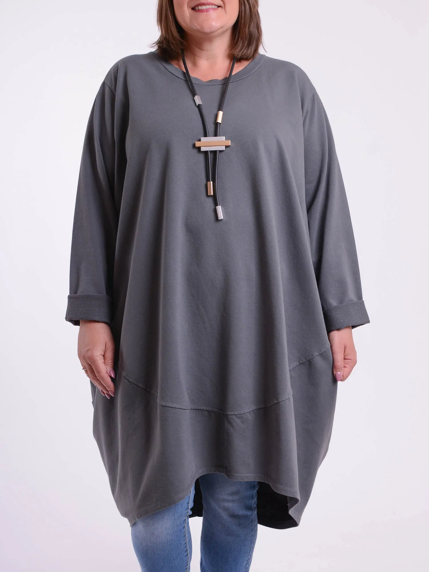 Oversized Cocoon Tunic  - 10517