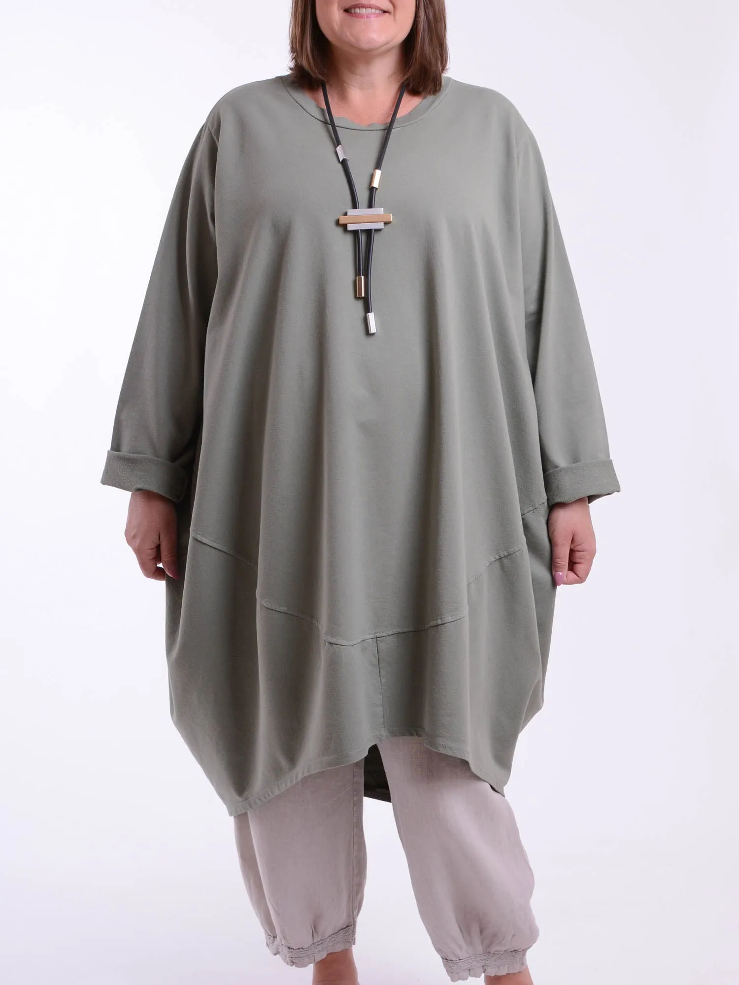 Oversized Cocoon Tunic  - 10517