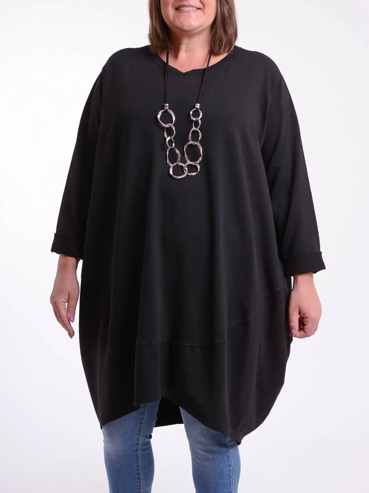 Oversized Cocoon Tunic  - 10517