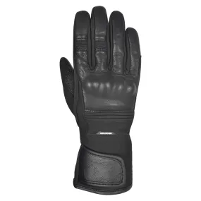 Oxford Calgary 1.0 Men Leather Motorcycle Gloves Stealth Black