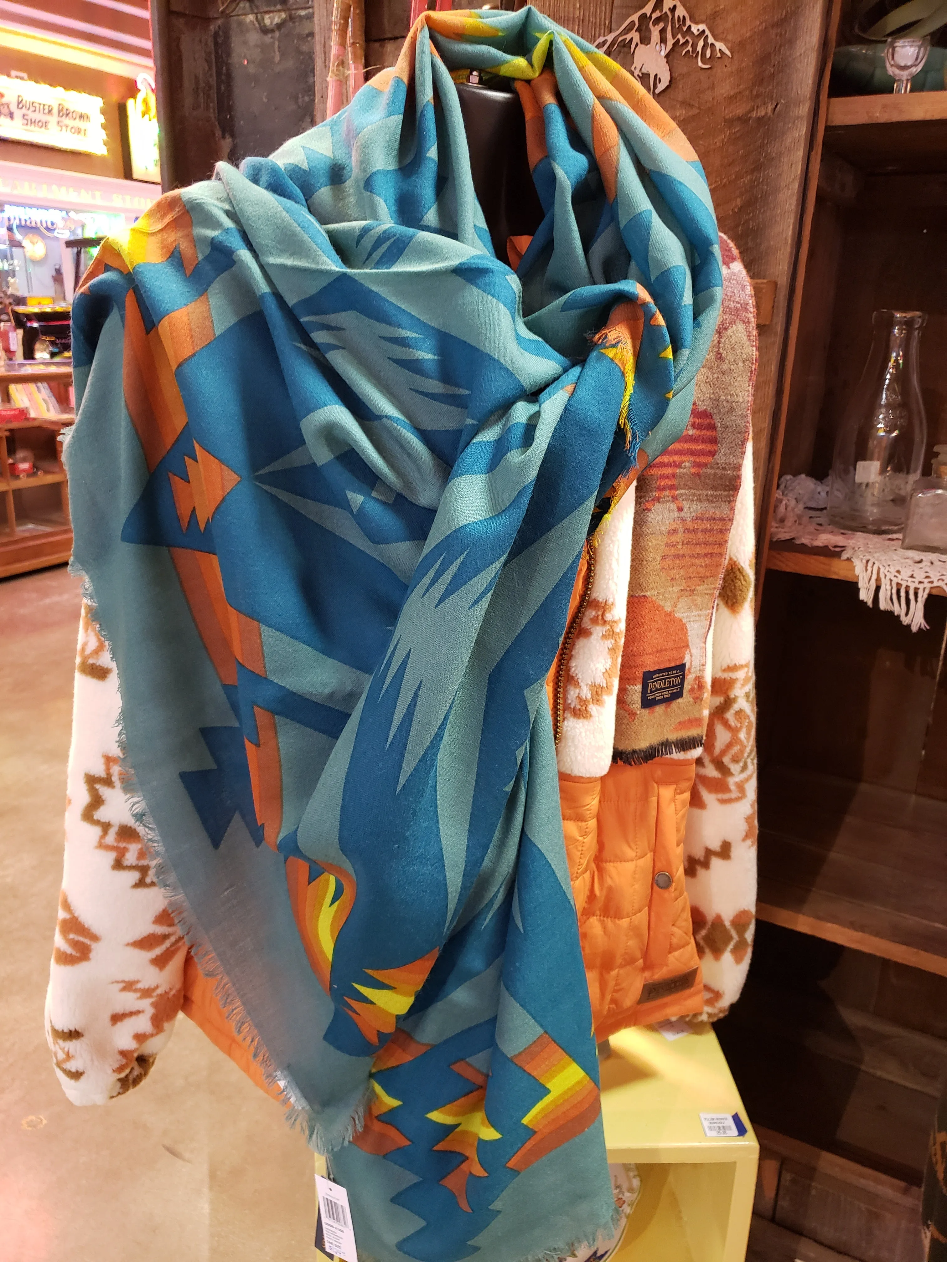 Pendleton Oversized Featherweight Wool Scarf