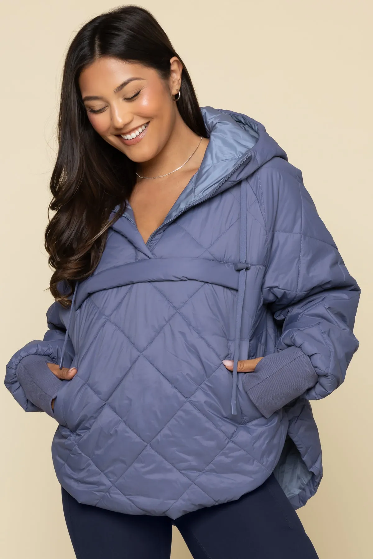 Pillow Packable Puffer Jacket - Americana Blue