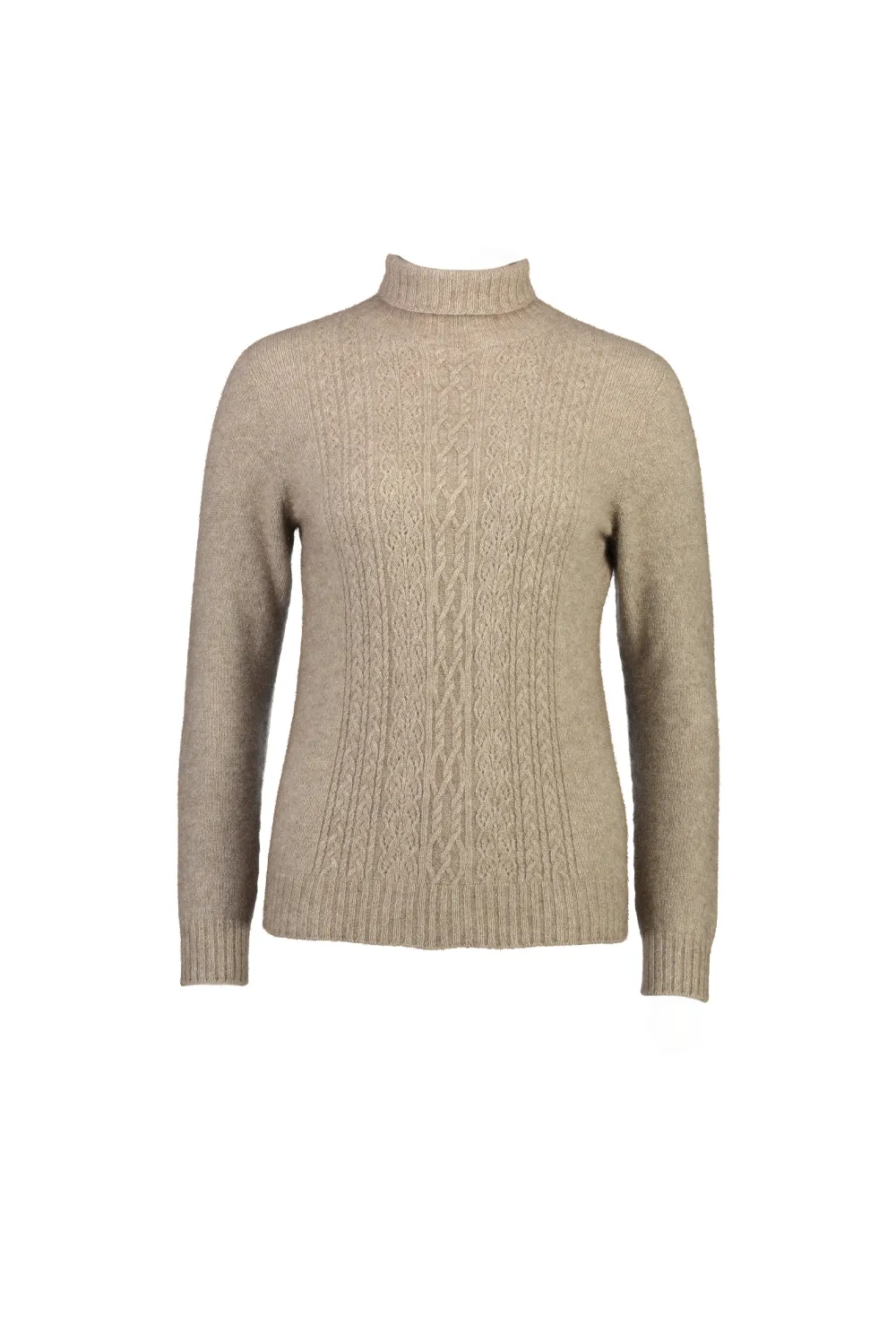 Polo Neck with Lace Detail