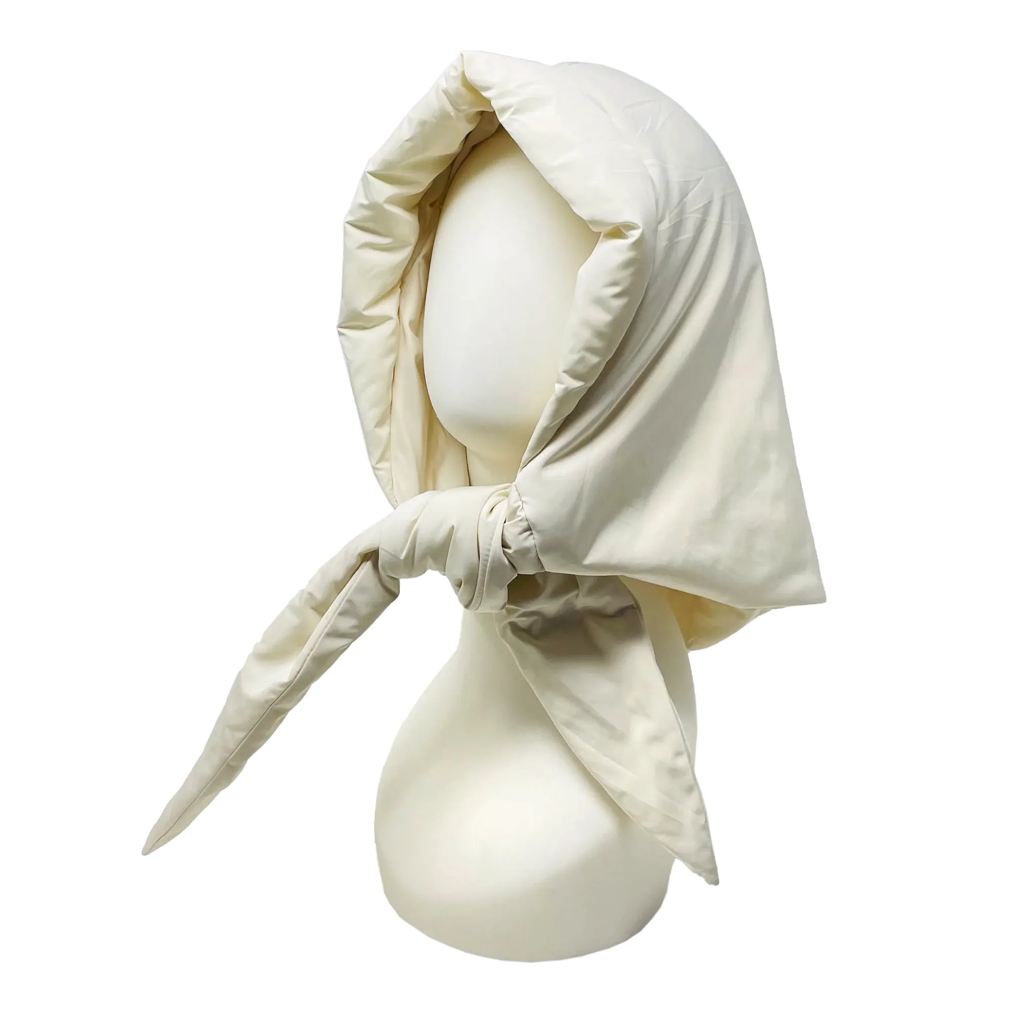 Puffy Hooded Scarf/ Hat