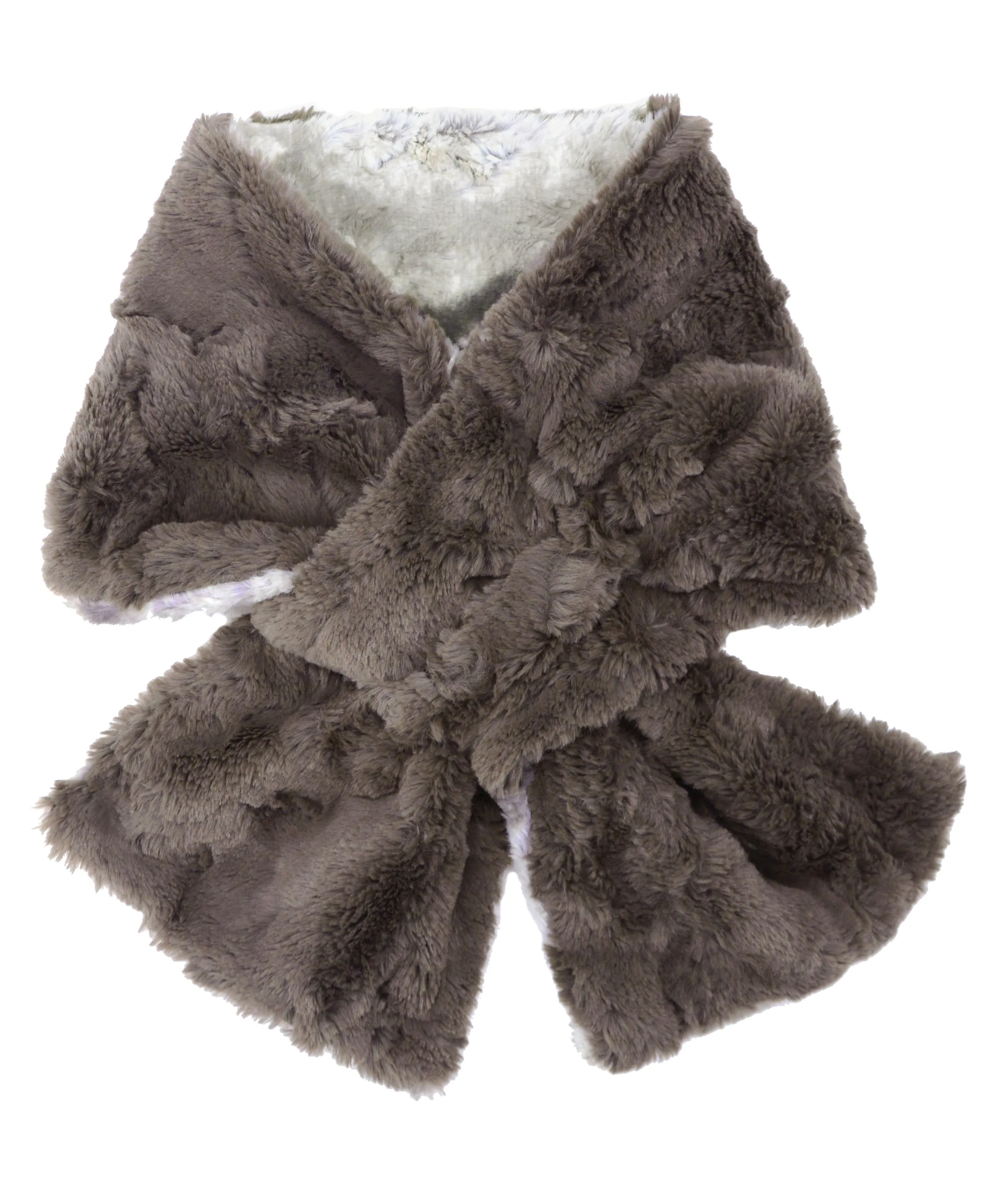 Pull-Thru Scarf -  Cascade Luxury Faux Furs