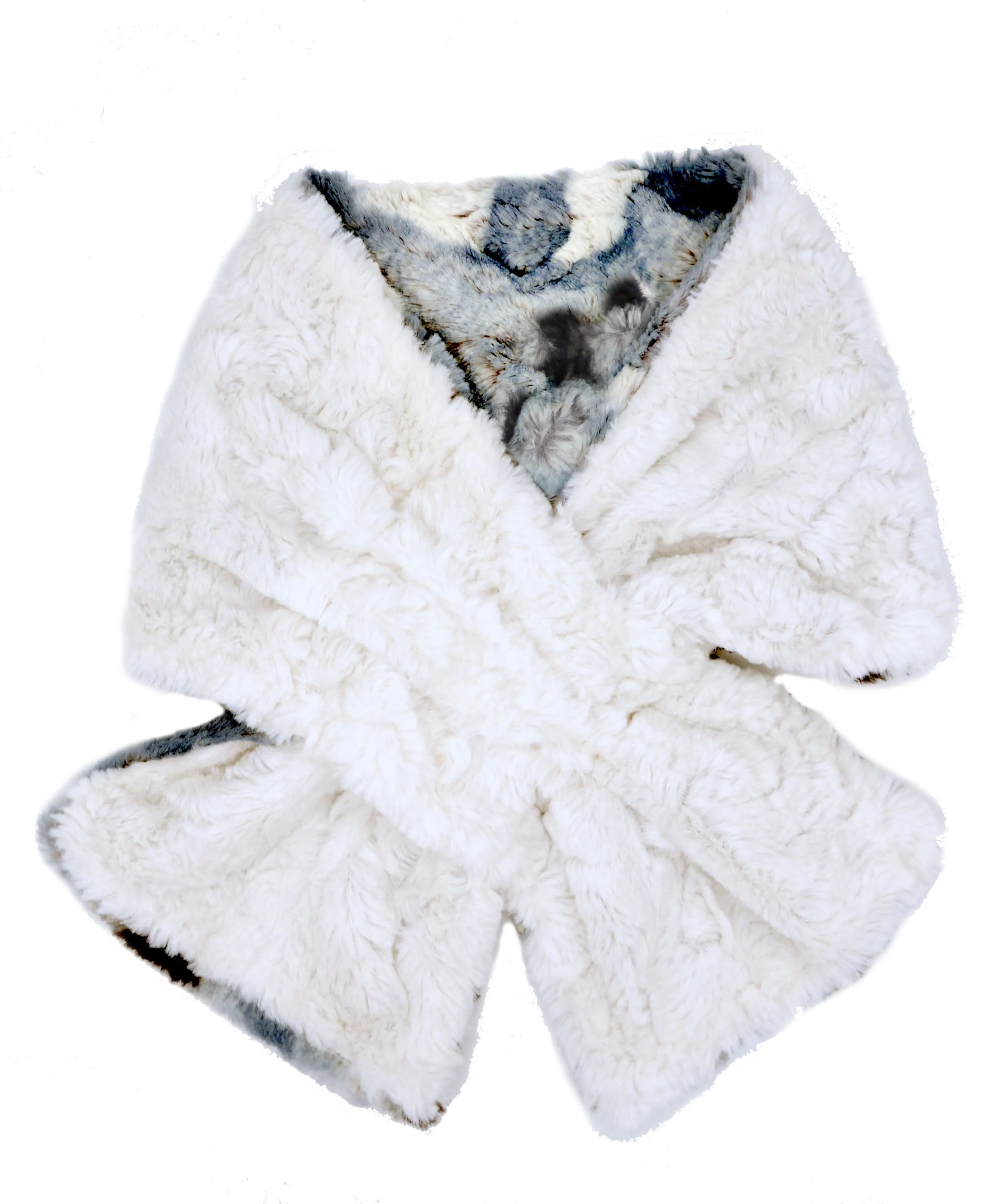 Pull-Thru Scarf -  Cascade Luxury Faux Furs