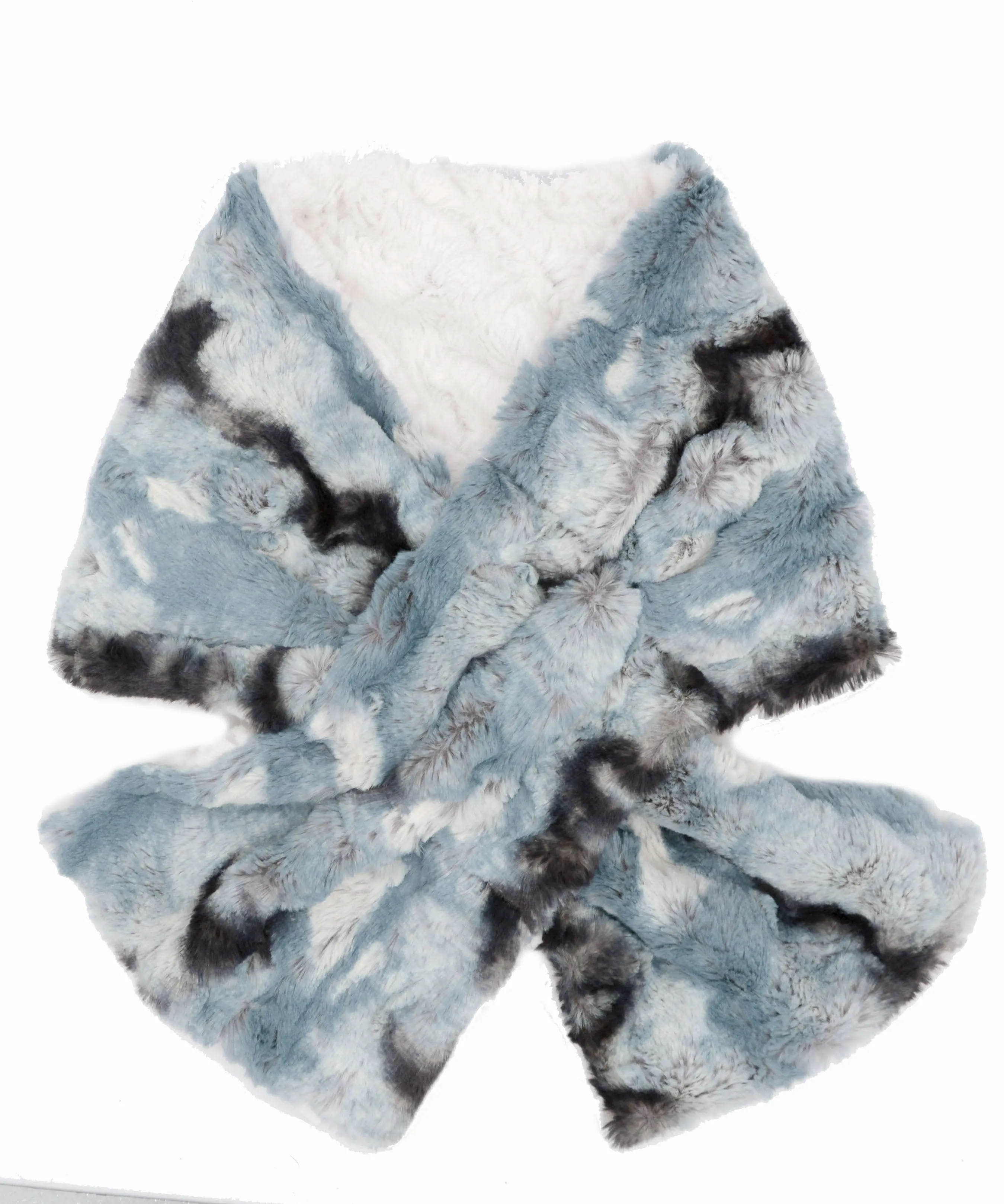 Pull-Thru Scarf -  Cascade Luxury Faux Furs