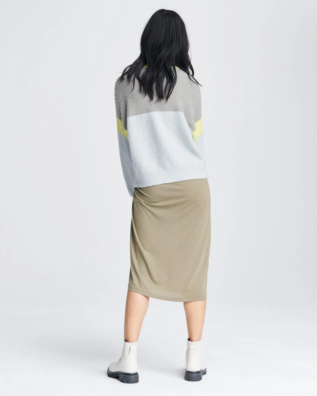 Rag & Bone - Lilou Crew Sweater in Grey Ice