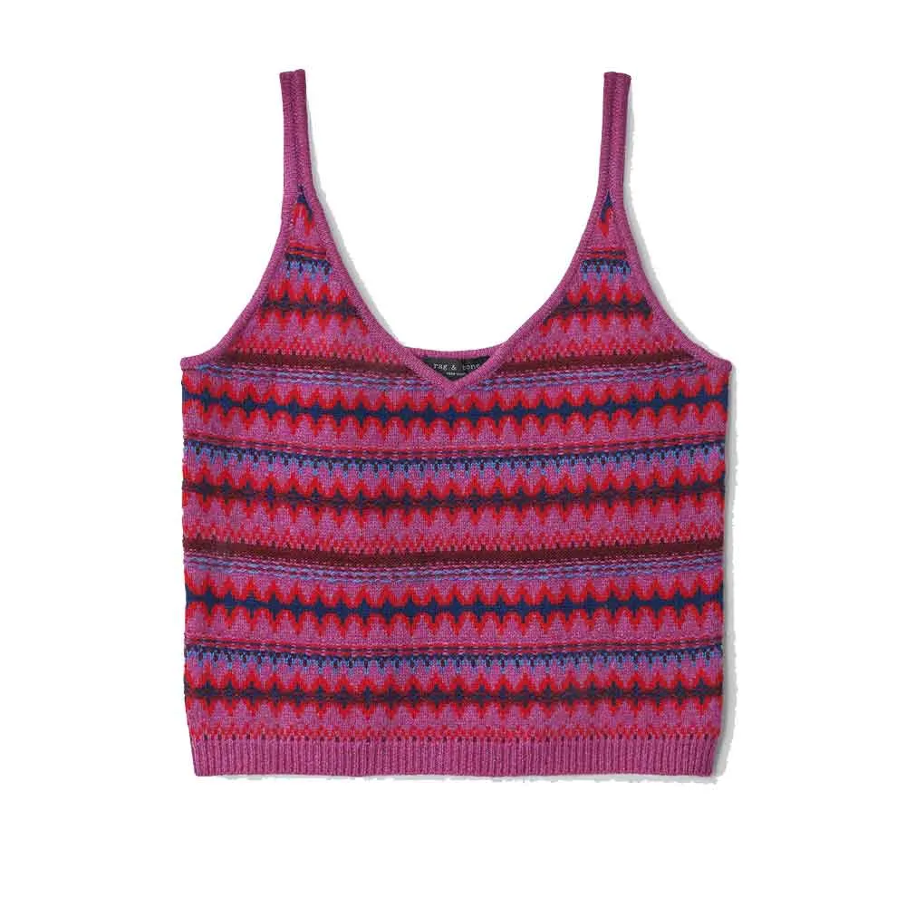 Rag & Bone Willow Fair Isle Camisole Sweater