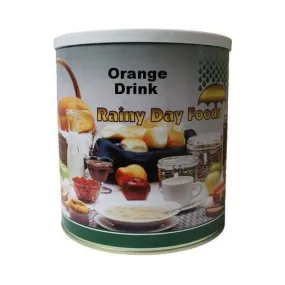 Rainy Day Foods Orange Drink 6 (Case of Six) #10 Cans - 552 Servings