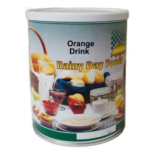 Rainy Day Foods Orange Drink 94 oz #10 Can - 92 Servings