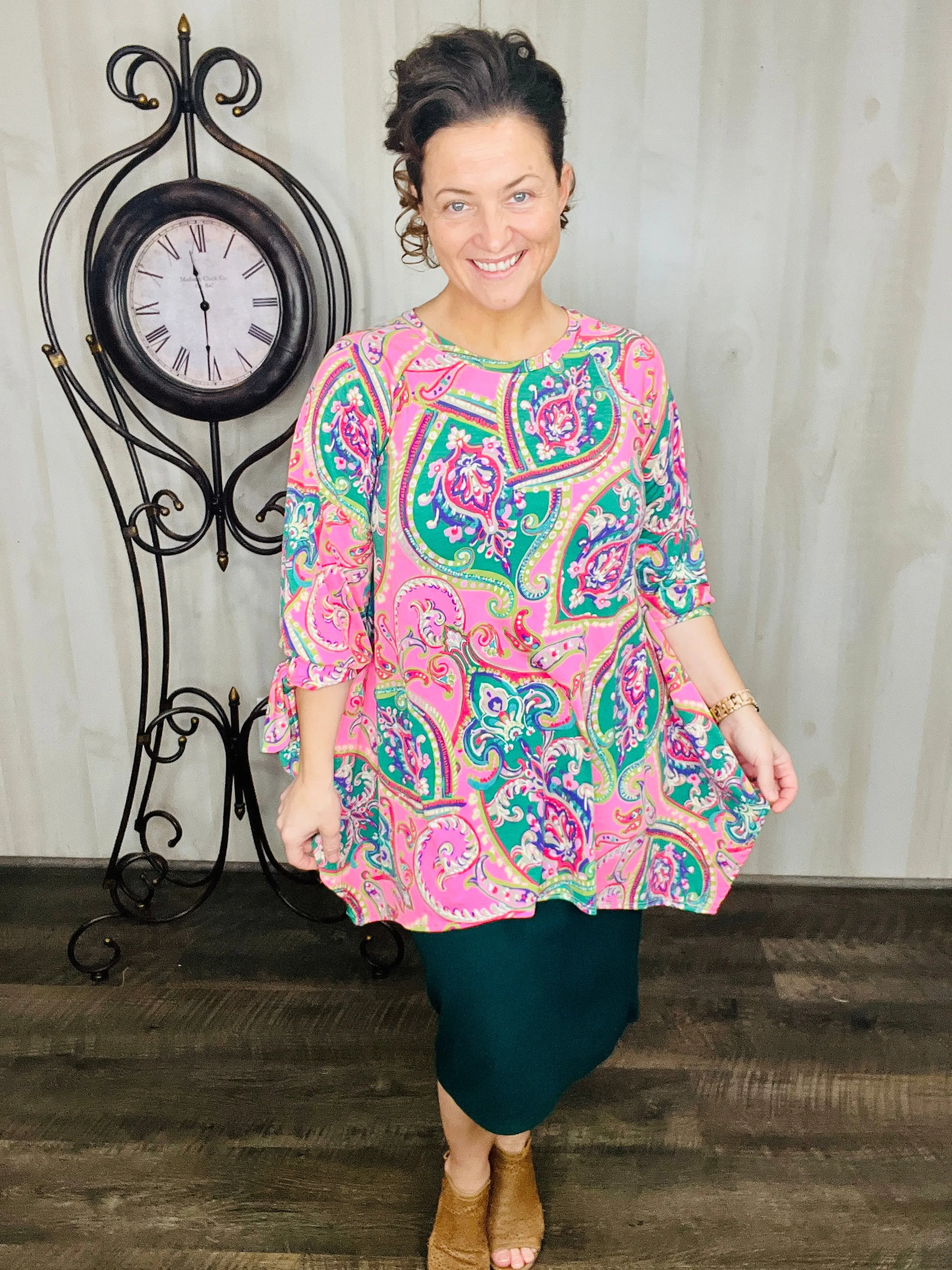 Rebekah Paisley Tunic