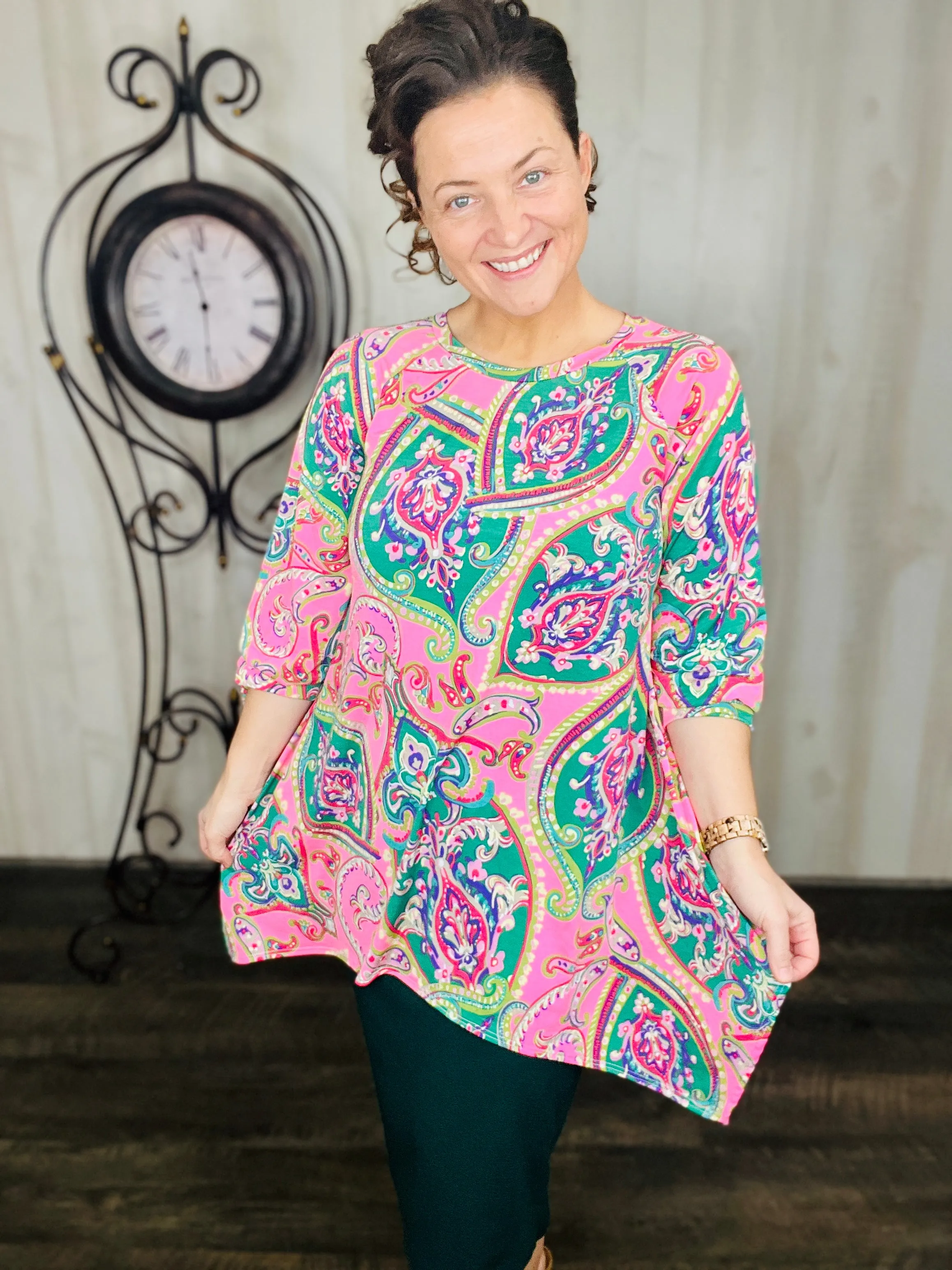 Rebekah Paisley Tunic