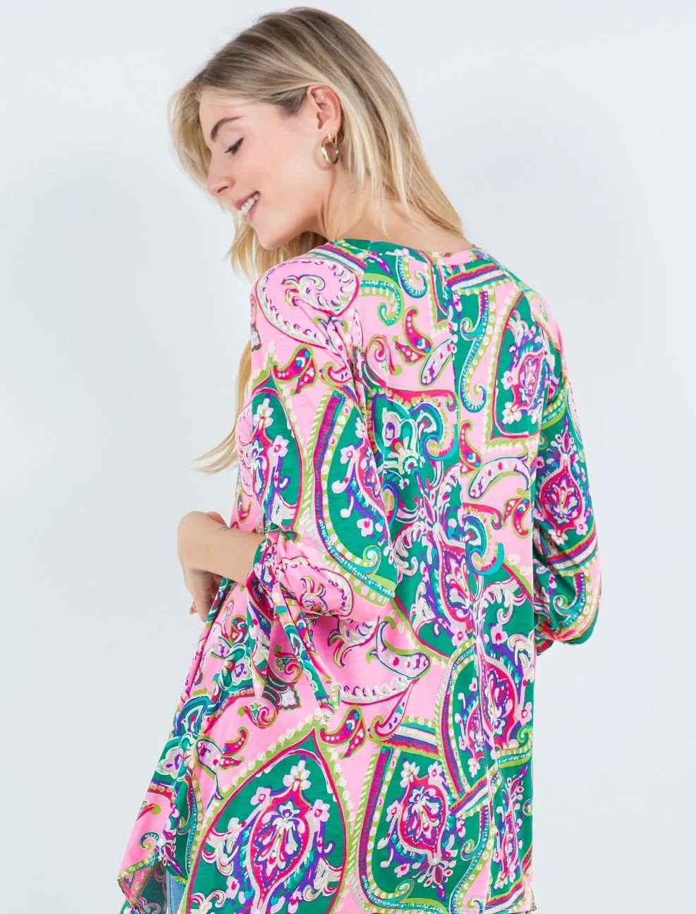 Rebekah Paisley Tunic