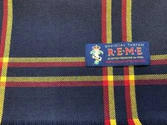 REME Tartan Scarf - Pure Wool