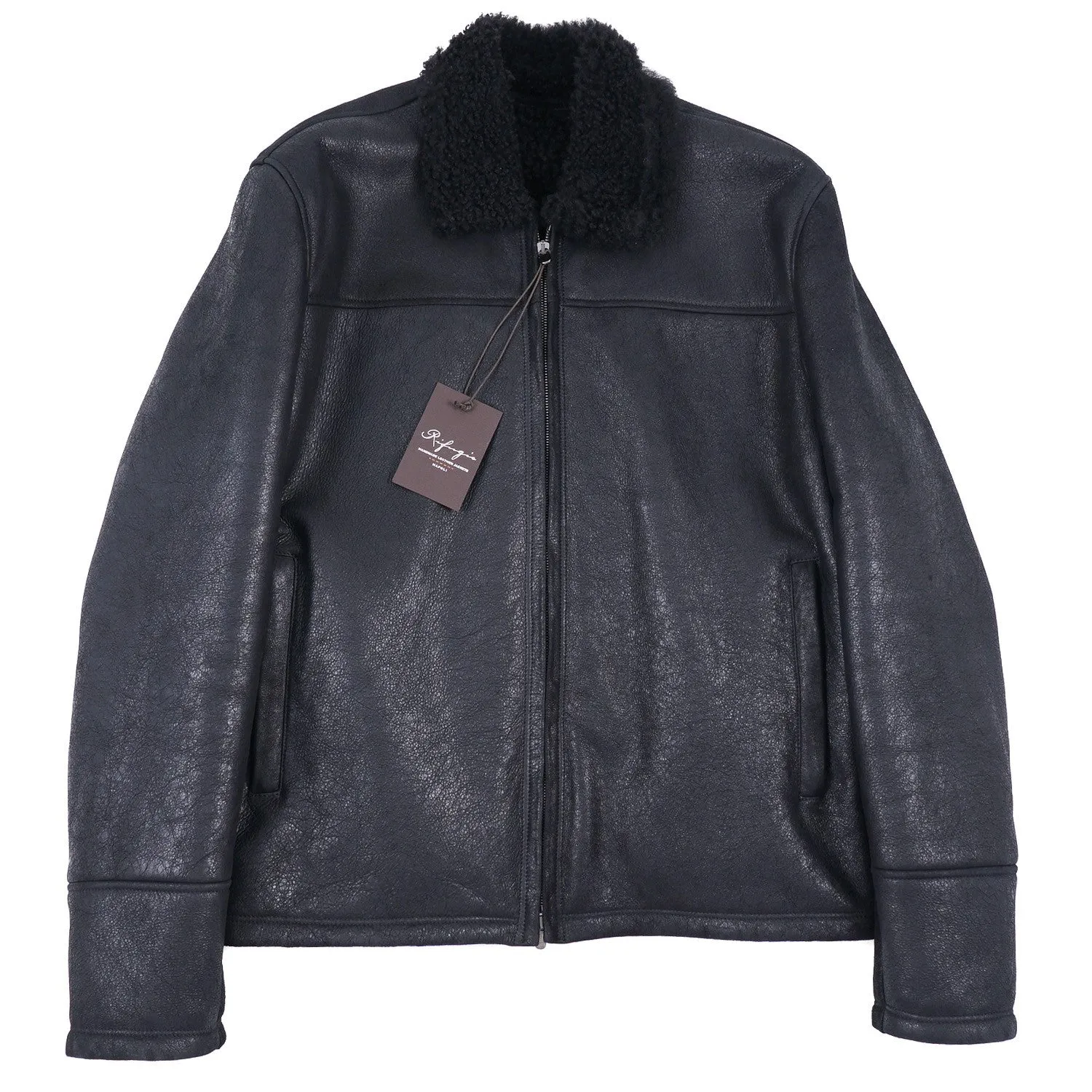 Rifugio Shearling Leather Aviator Jacket