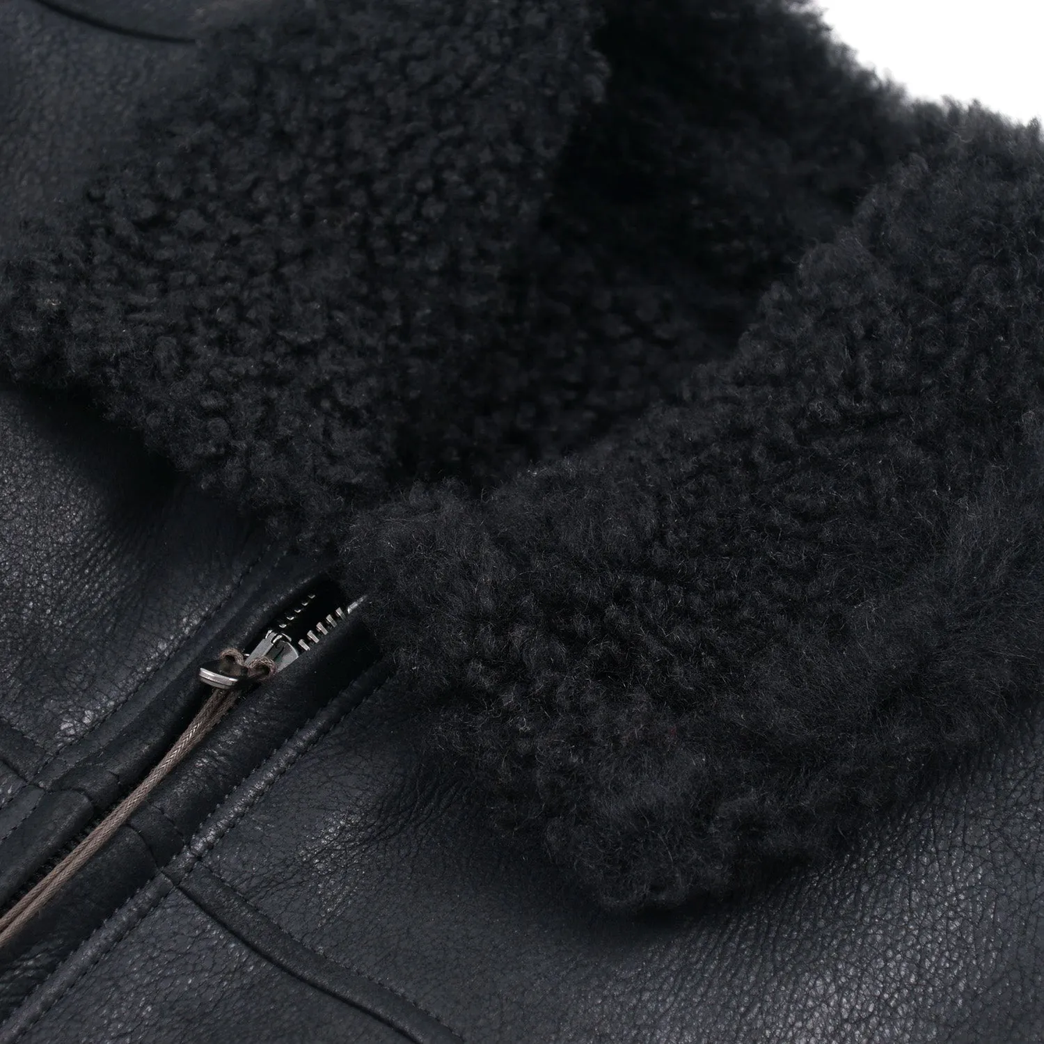 Rifugio Shearling Leather Aviator Jacket