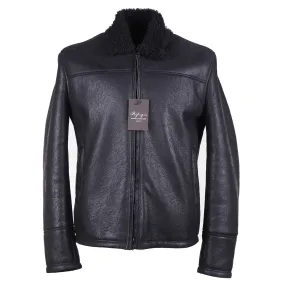 Rifugio Shearling Leather Aviator Jacket