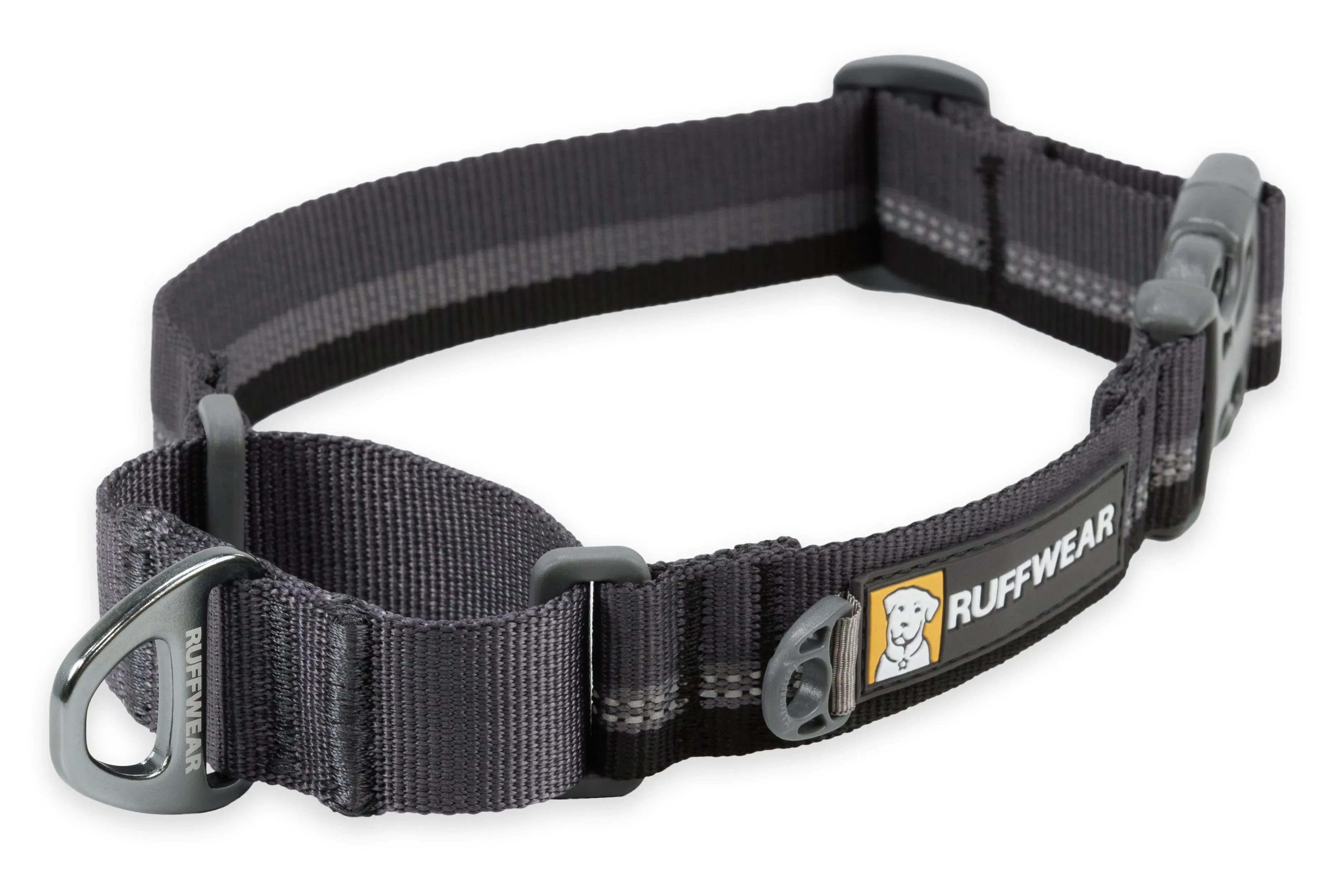 Ruffwear Web Reaction™ Reflective Buckled Martingale Dog Collar (Basalt Gray)