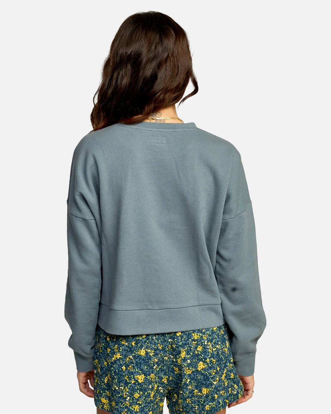 Scrypt Pullover Sweatshirt - Stormy Blue