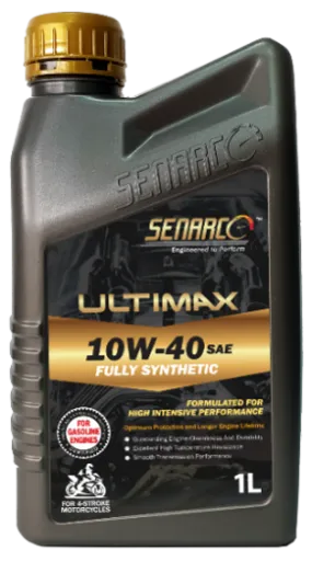 Senarco Ultimax 10W40 - Fully Synthetic  (Motorcycle Engine Oil)