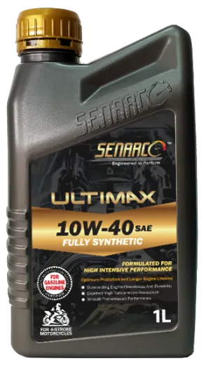 Senarco Ultimax 10W40 - Fully Synthetic  (Motorcycle Engine Oil)