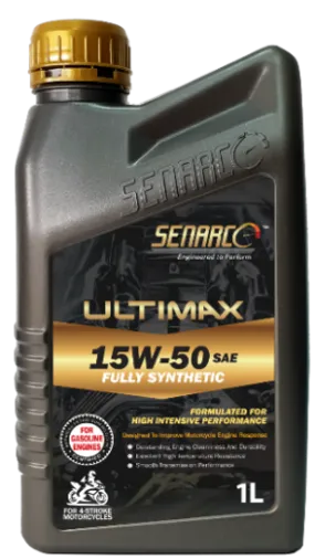 Senarco Ultimax 15W50 - Fully Synthetic  (Motorcycle Engine Oil)