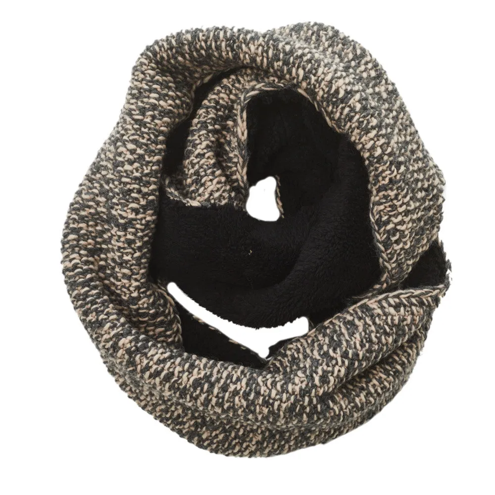 Sherpa Lined Infinity Scarf