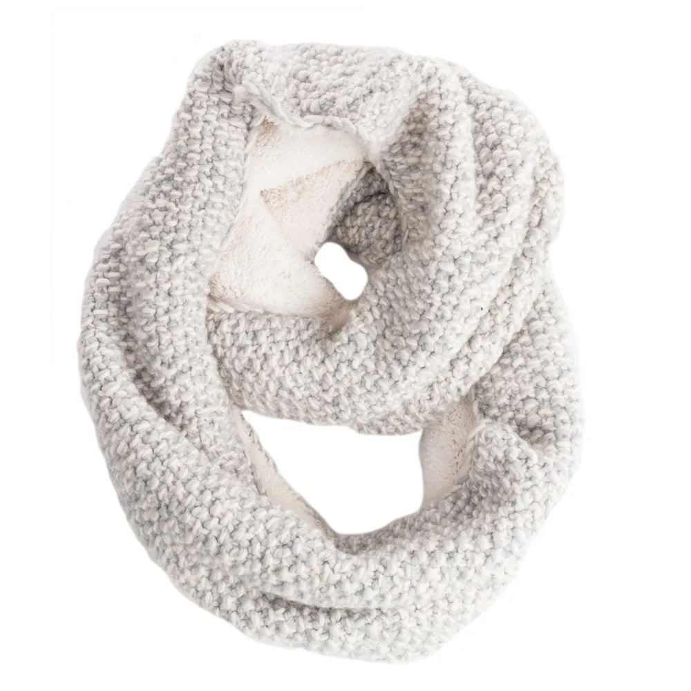 Sherpa Lined Infinity Scarf