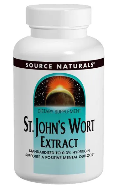 SOURCE NATURALS - St. John's Wort 450 450 mg - 180 Tablets