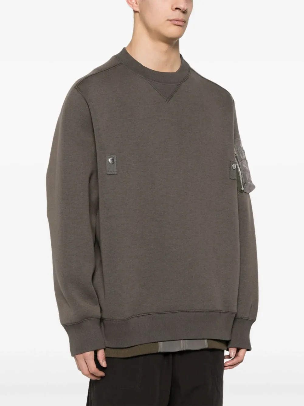 Sponge Sweat x Nylon Twill Pullover