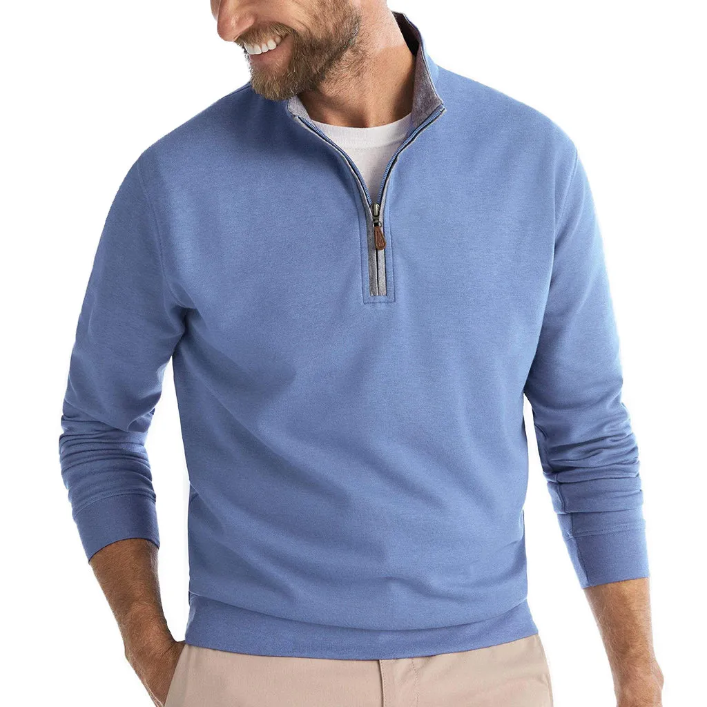 Sully 1/4 Zip Pullover - Laguna Blue