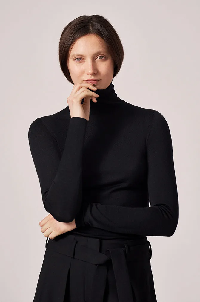 SUPERFINE MERINO WOOL TURTLENECK