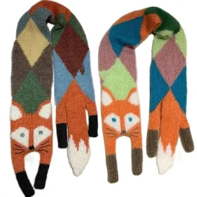 TEEK - Knitted Animals Scarf