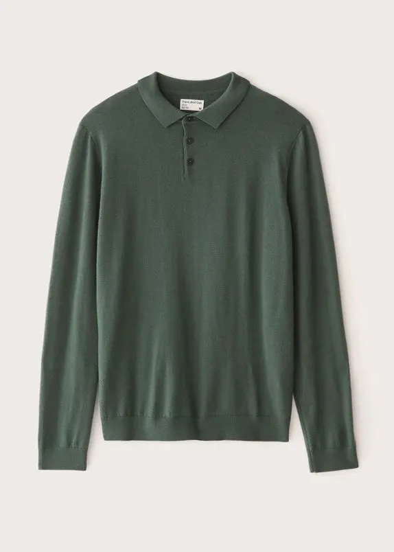 The Merino Polo Sweater