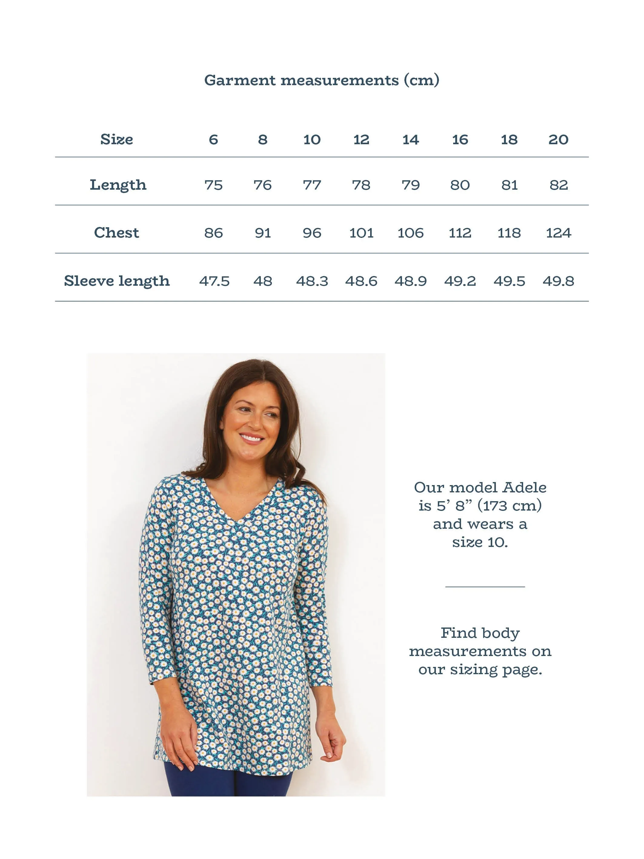 Throop 3/4 sleeve jersey tunic