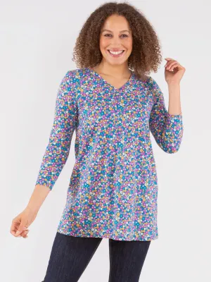 Throop tunic faraway ditsy