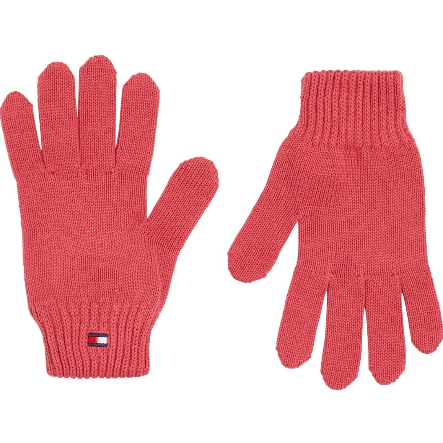 Tommy Hilfiger Heritage Pink Small Flag Gloves