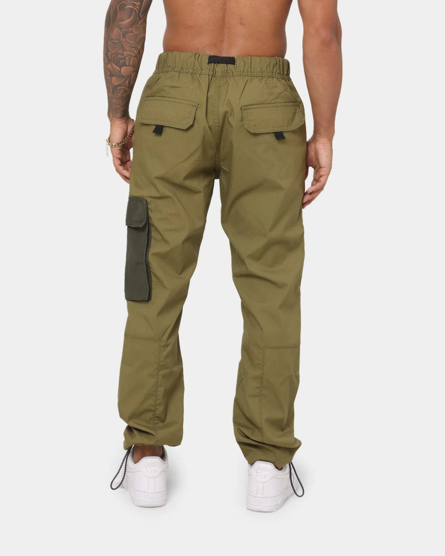 Tommy Jeans Ethan Block Track Pants Uniform Olive