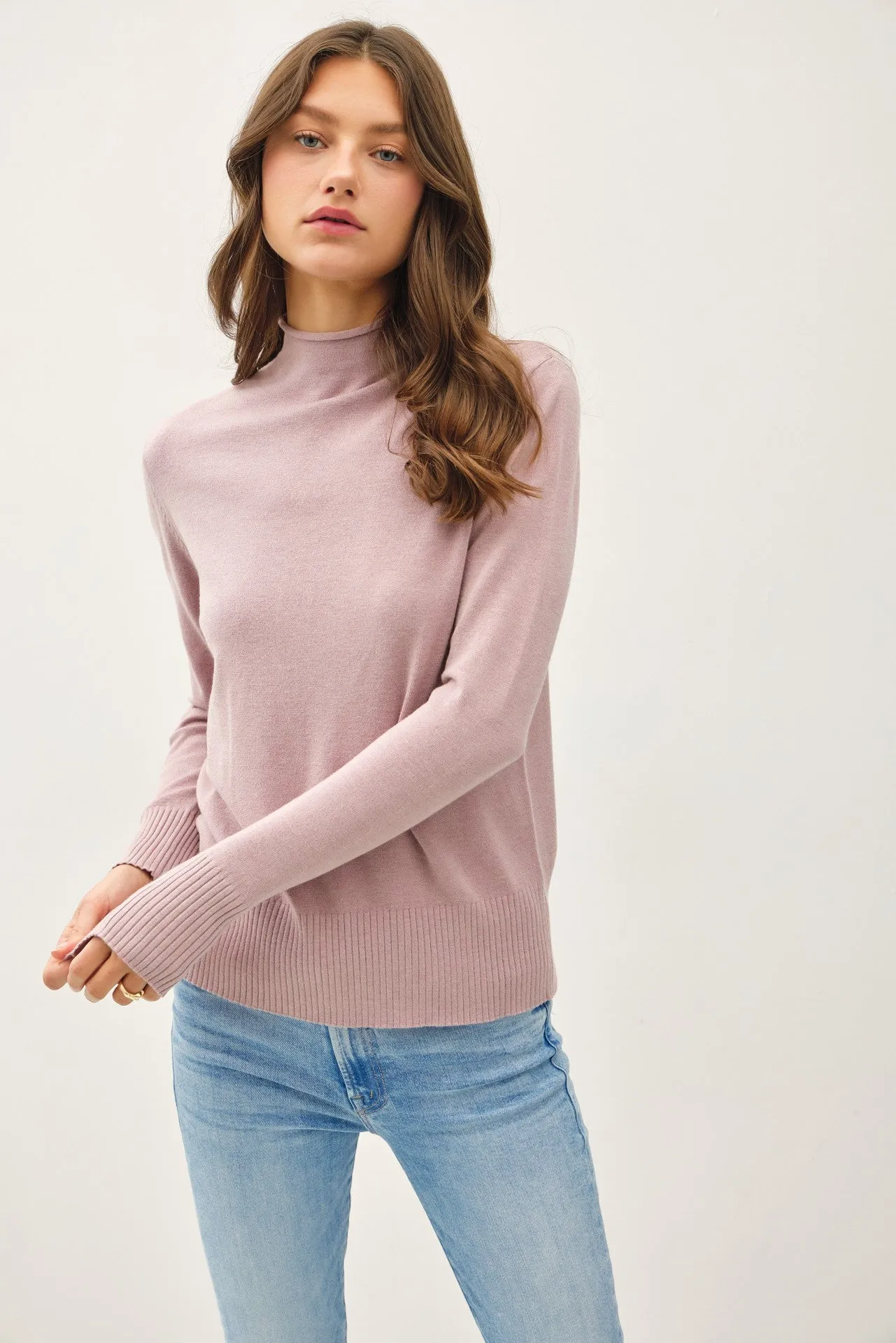 Turtleneck Sweater - Fig